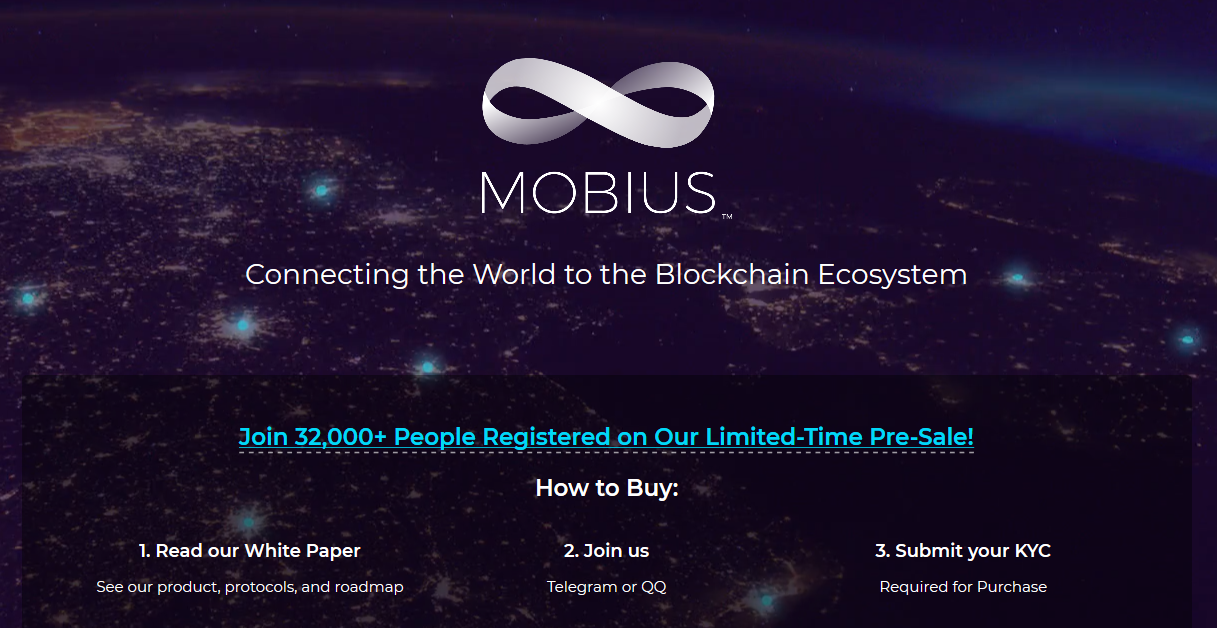 35 миллионов долларов удалось собрать проекту Mobius до официального старта ICO