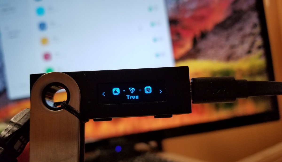 Tron (TRX) официально поддерживается Ledger Nano S
