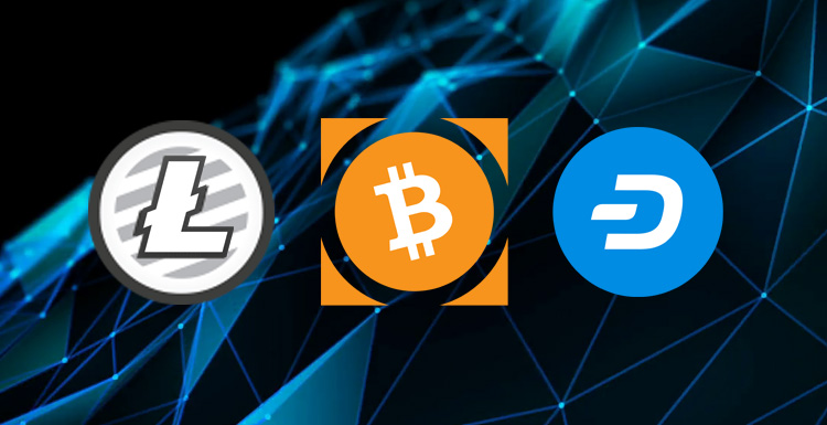 Instacoin интегрировала Litecoin, Dash и Bitcoin Cash